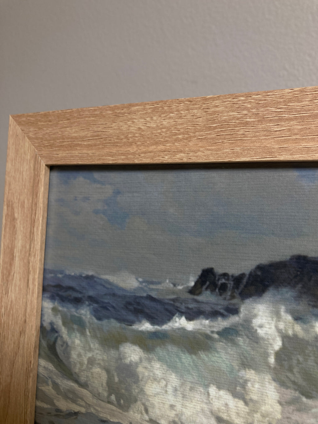 Ocean Waves | Vintage Art #001 | Framed 8x10"