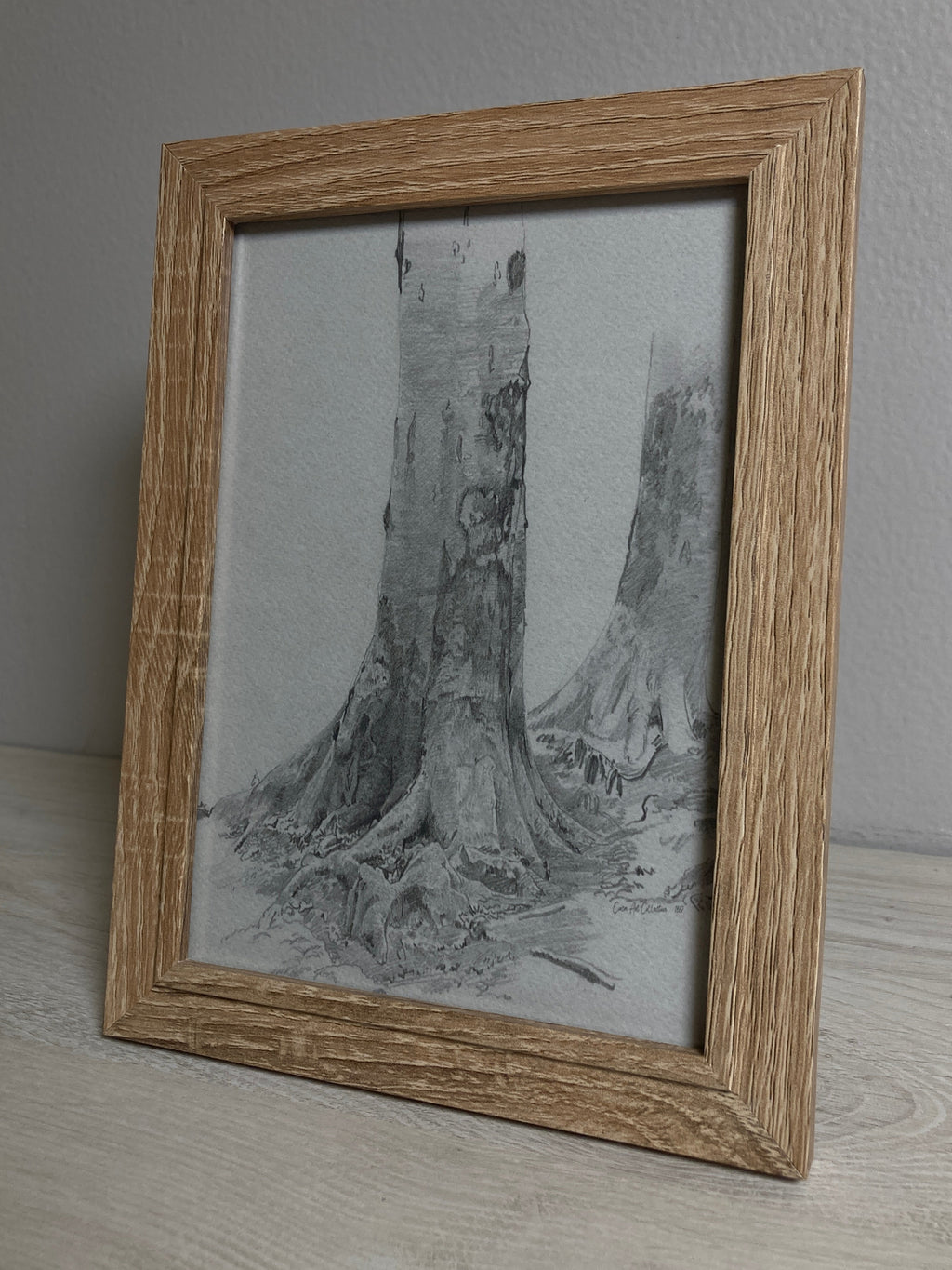 Tree Roots | Vintage Art #003 | Framed 5x7"