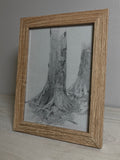 Tree Roots | Vintage Art #003 | Framed 5x7"
